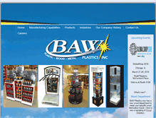 Tablet Screenshot of bawplastics.com